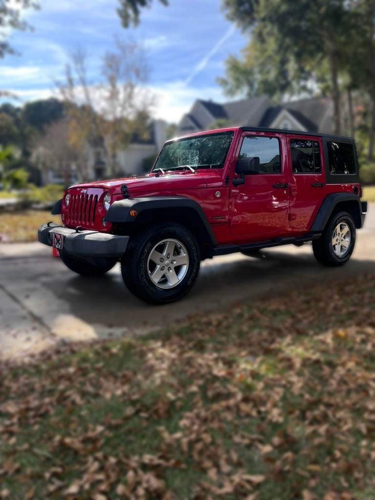Detailed Jeep parked outdoors