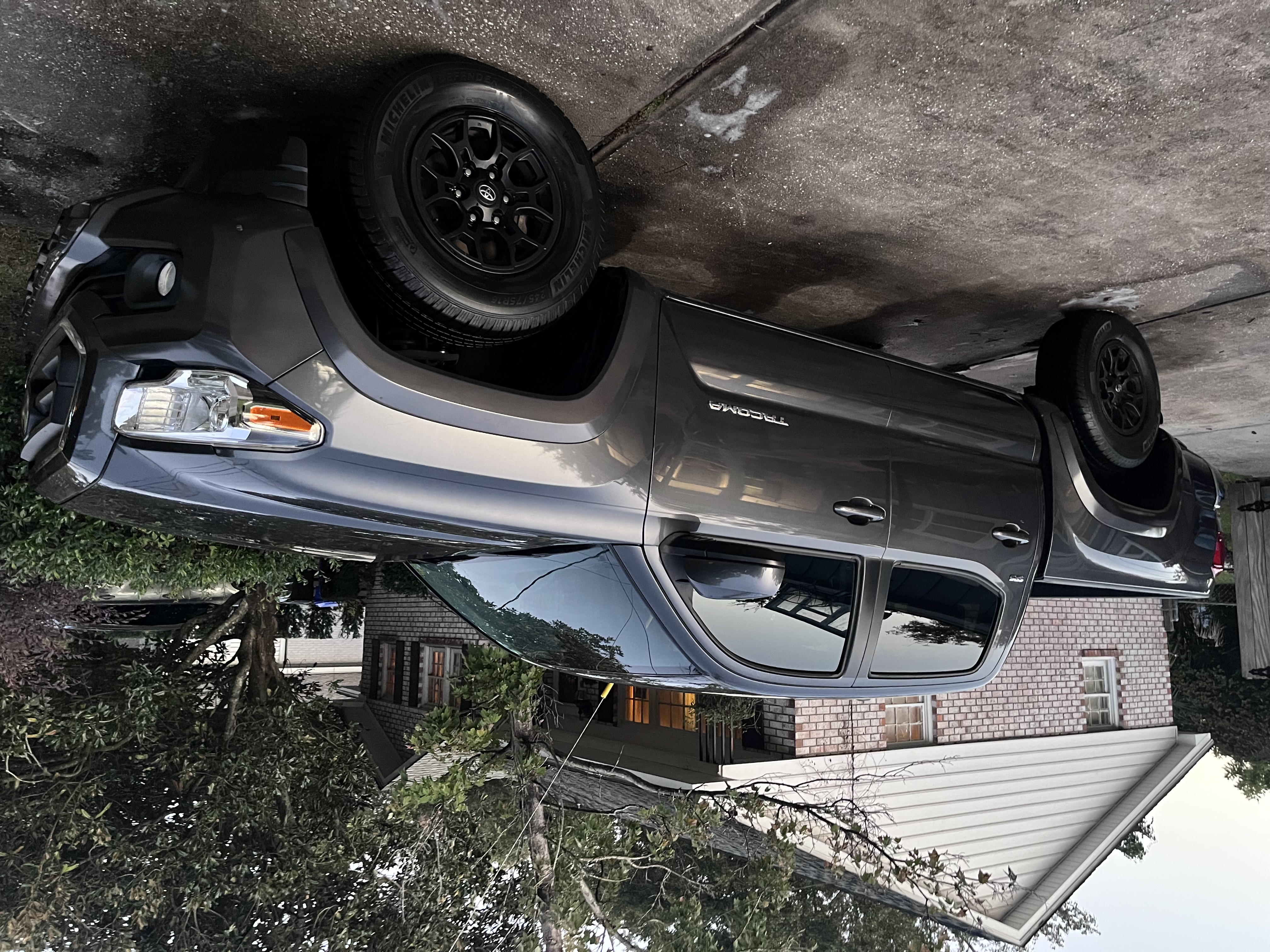 Detailed truck parked outdoors